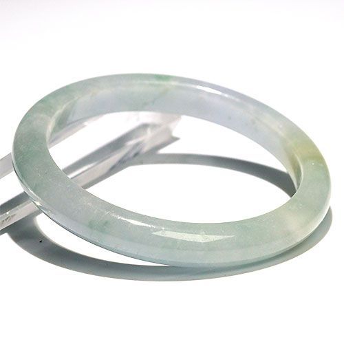 K1937-2〕お買得 ミャンマー産 翡翠 ジェダイド バングル ブレスレット