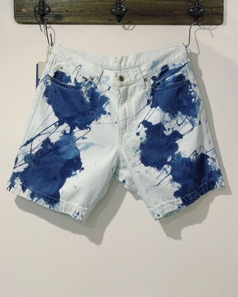 新品未使用品　ジャパンブルージーンズ / JAPAN BLUE JEANS / ブリーチアウトデニムショーツ　34(L)サイズ