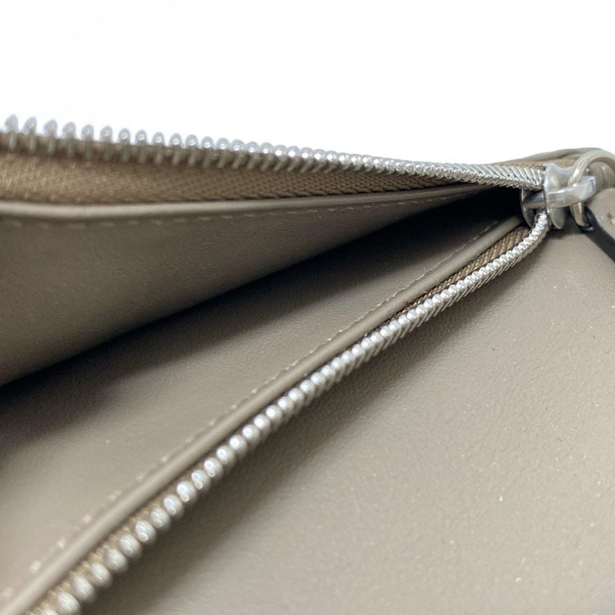 BONAVENTURA(ボナベンチュラ) 2つ折り財布 - グレーベージュ レザー  