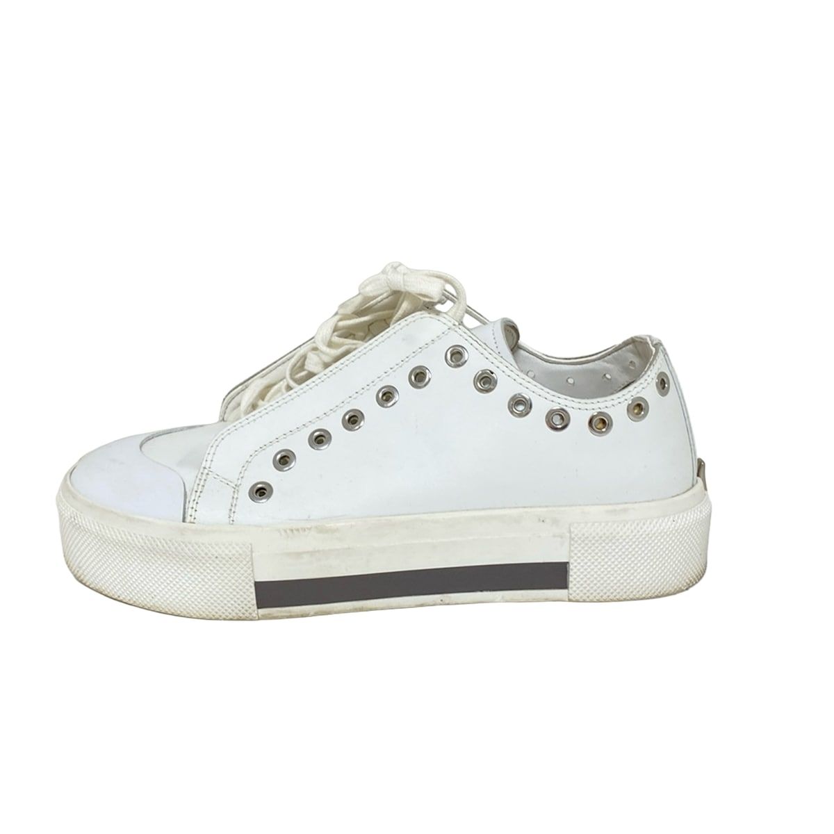 ALEXANDER MCQUEEN ホワイト スニーカー Alexander McQueen レザースニーカー | ホワイト | FARFETCH JP
