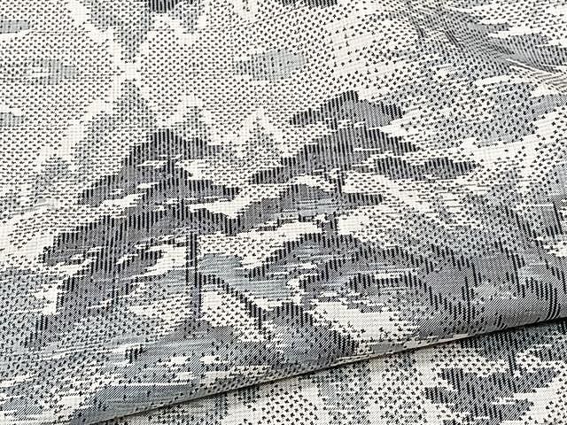 平和屋着物○本場染大島紬 訪問着 作家物 手描き 金太郎 暈し