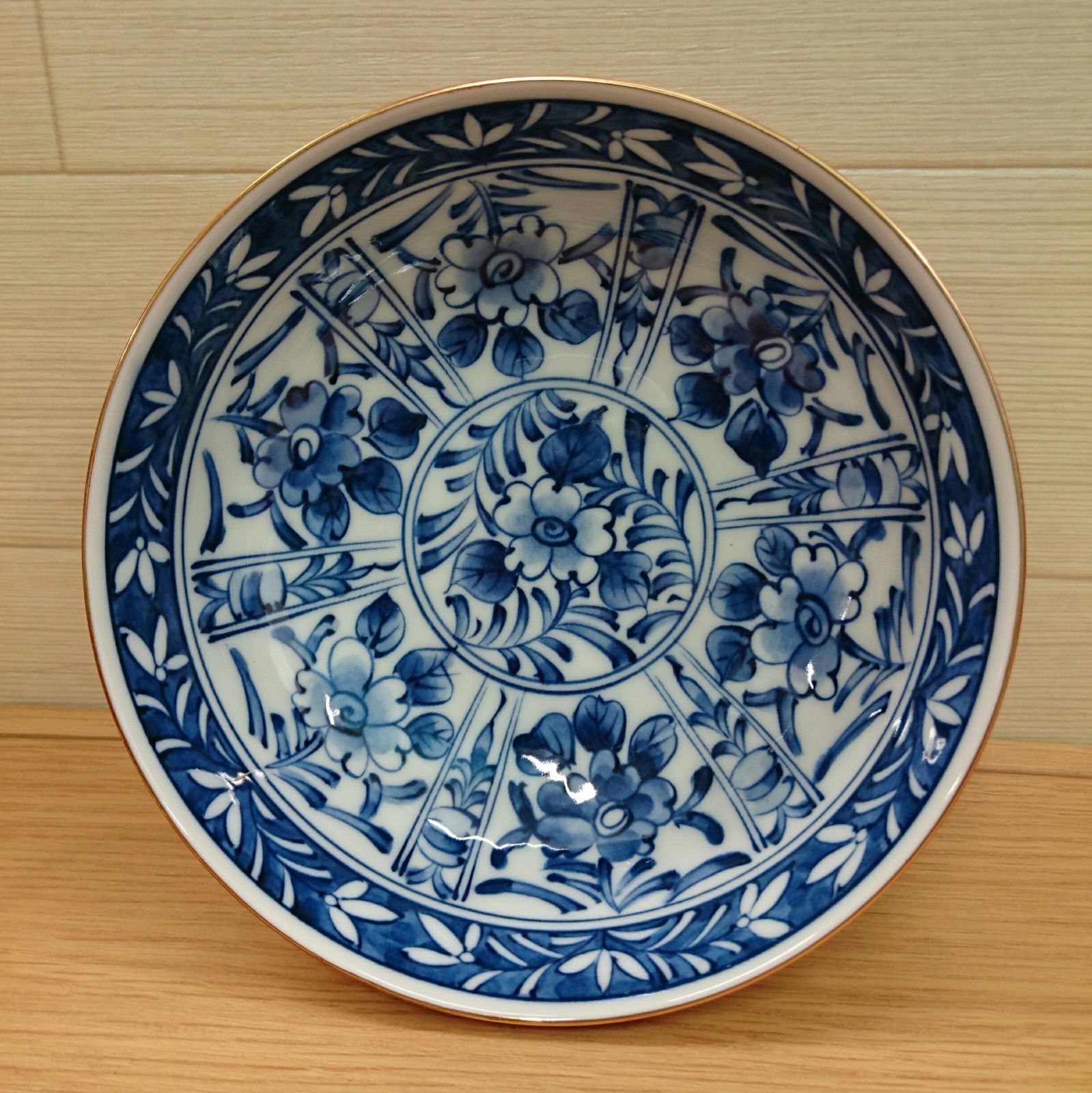 染付金彩 大吉窯 三ツ鉢揃い 元箱付き 1299 - メルカリ