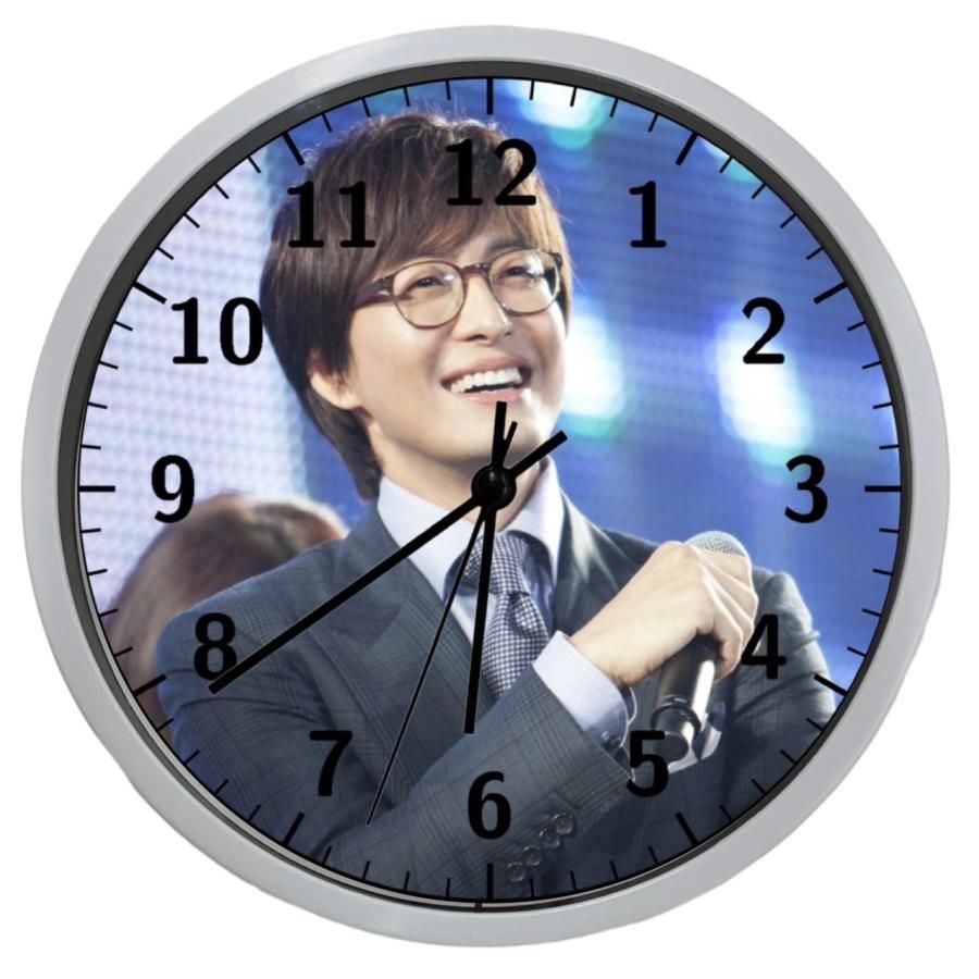 ペヨンジュン ヨン様 掛け時計 WallClock 壁掛け 時計 直径30cm 韓流