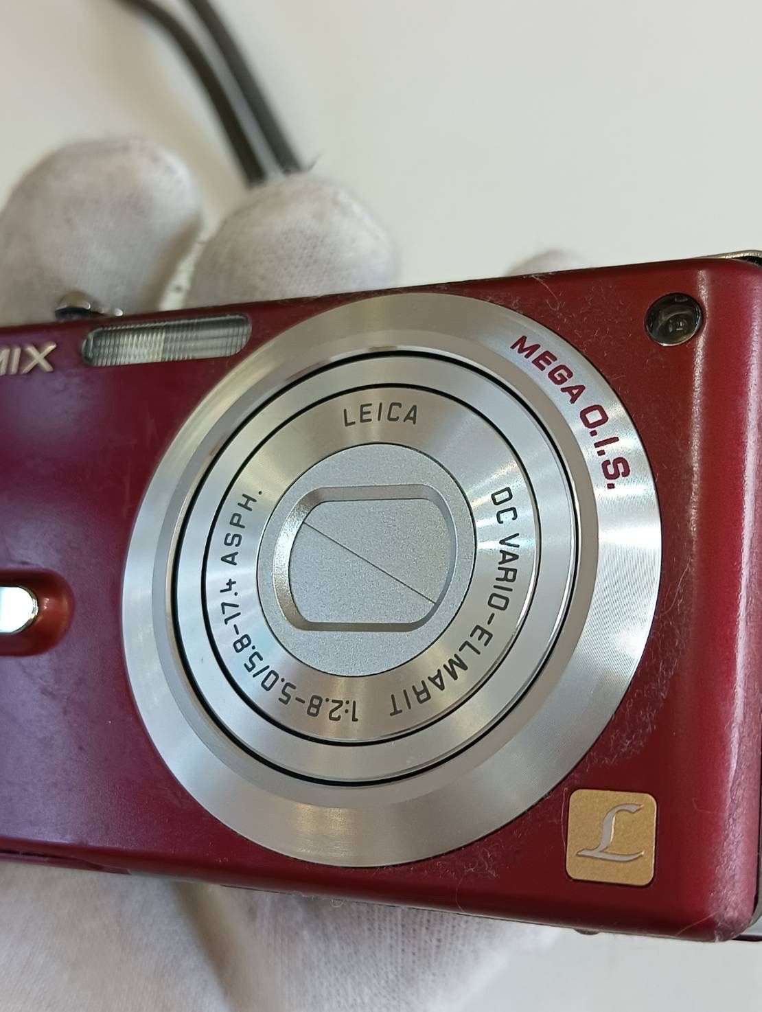 Panasonic LUMIX DMC-FX9 レッド デジタルカメラ