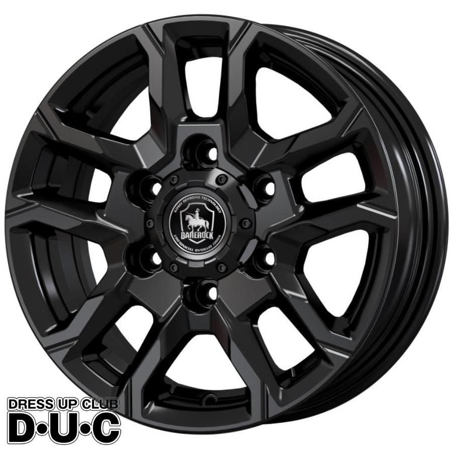 KOSEI BAREROCK ベアロック BISON バイソン ホイール4本セット 15-6.0 6-139.7 35 45 Gブラック ハイエース キャラバン