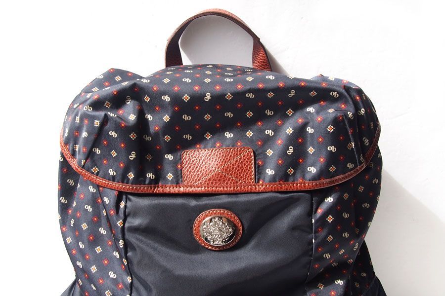 新品|未使用|オロビアンコ|ナイロン×レザーバックパック
