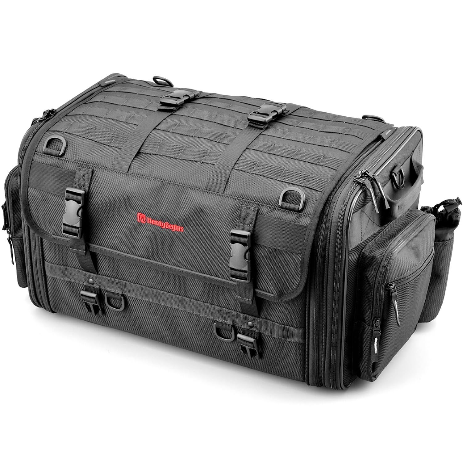 Color BASIC ブラック_Style LLサイズ ヘンリービギンズ Henly Begins デイトナ バイク用 キャンプ シートバッグ BASIC LLサイズ 53-70L 大容量 キャンプツーリング DH-724 ブラック 97980