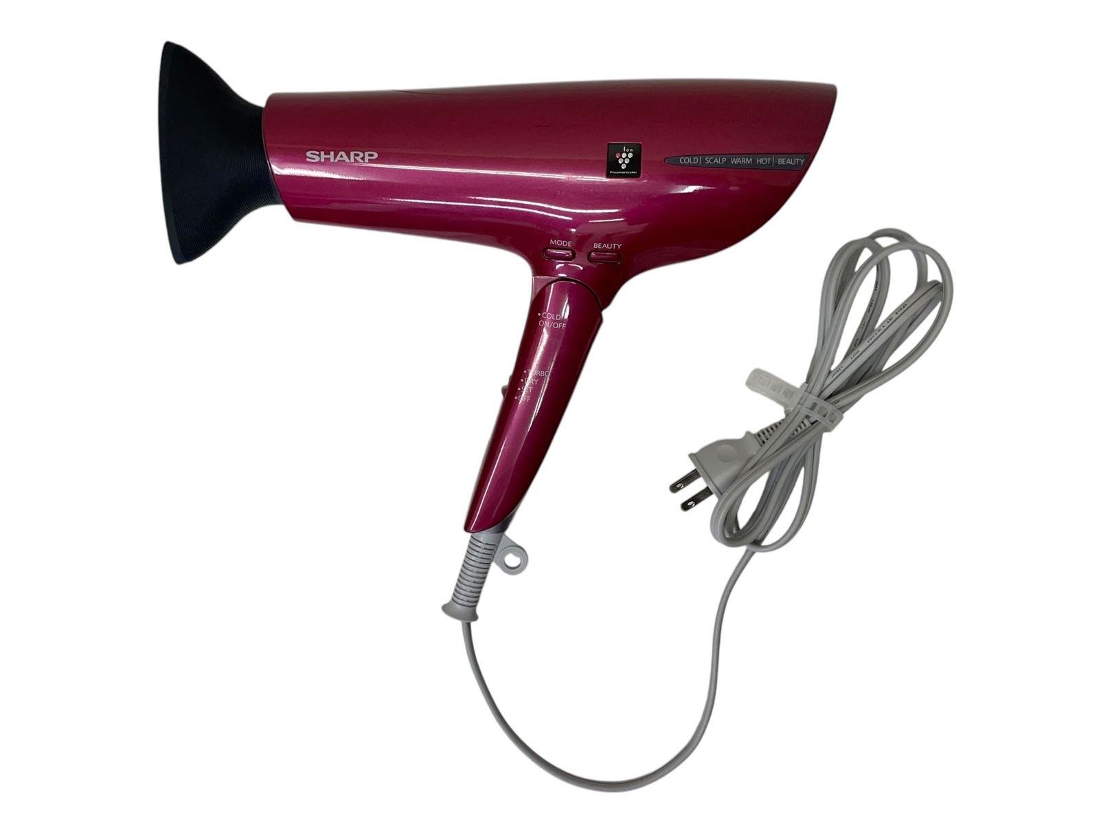 シャープ ドライヤー 大風量 プラズマクラスター 搭載 レッド IB-HP9-R