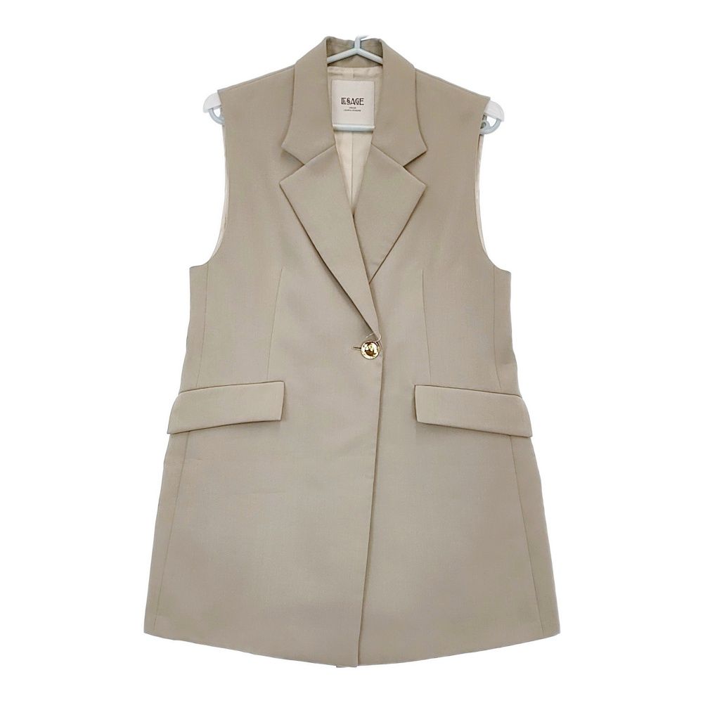 JOURNAL STANDARD L essage マットクロスベスト 定価36300円 24SS ベージュ レディース ジャーナルスタンダードレサージュ 5-0429M♪