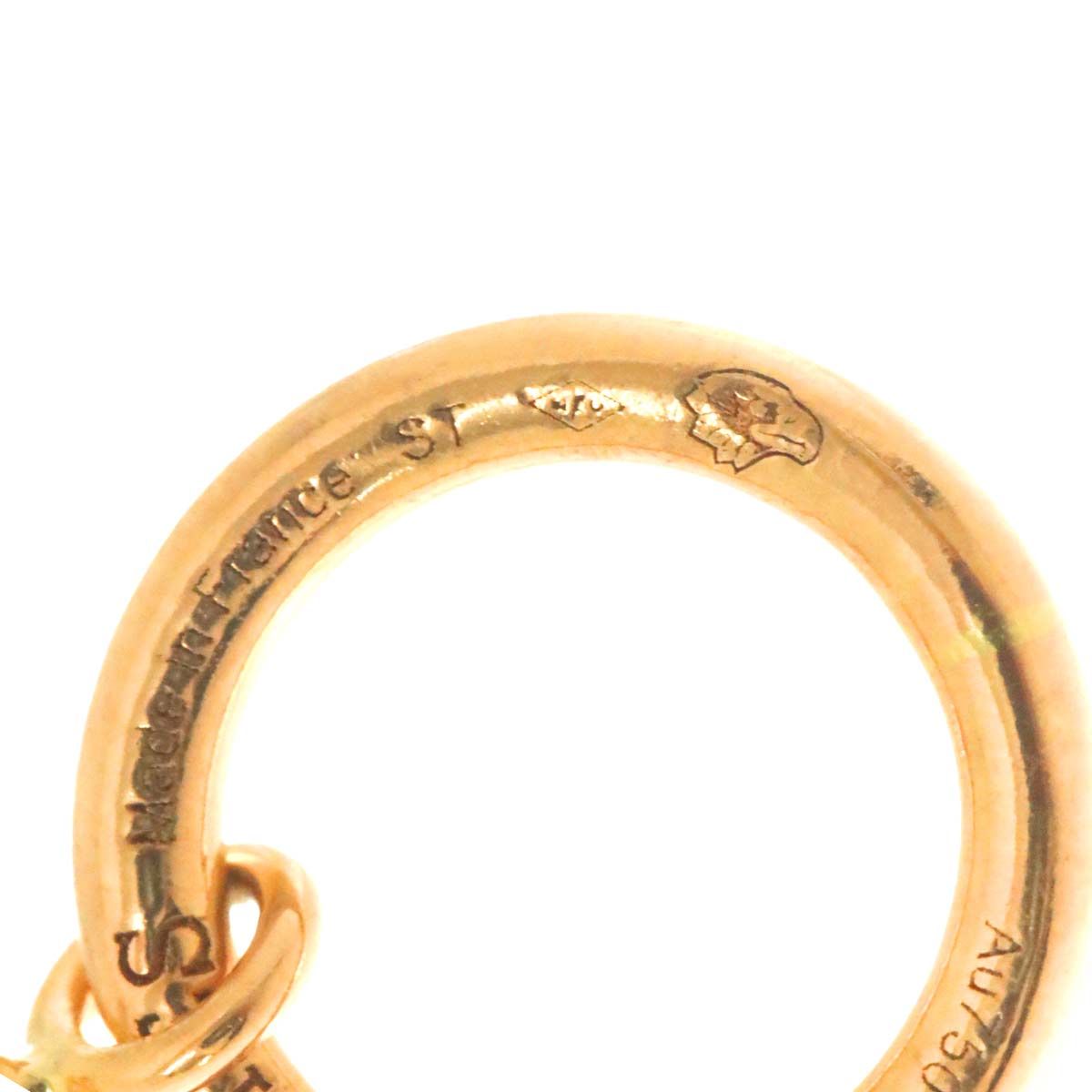 エルメス HERMES ファランドール ブレスレット ST 17cm K18 PG ピンク  