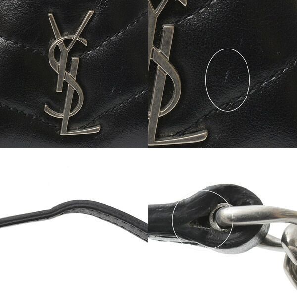 サンローランパリ SAINT LAURENT PARIS ルル ミニ ボーリングバッグ ショルダーバッグ バッグ レザー レディース ブラック系 457588 【中古】 楽天市場】サンローラン バッグ レディース ルル ミニボーリングバッグ