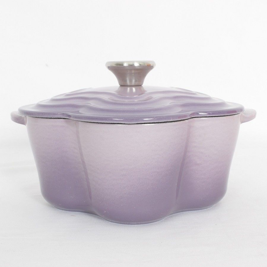 ルクルーゼ ココットフルールブルーベルパープル16cm