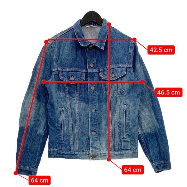 Levi's ヴィンテージ Gジャン 小さめサイズ LEVI'S VINTAGE CLOTHING】デニムジャケットの徹底サイズ比較