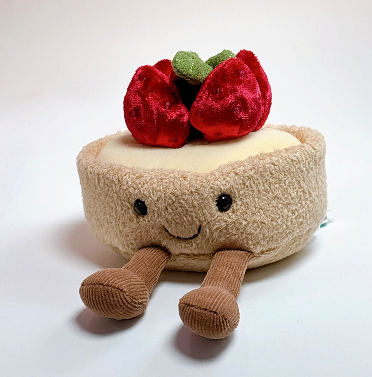 新品 ジェリーキャット Jellycat ストロベリータルト ぬいぐるみ 袋