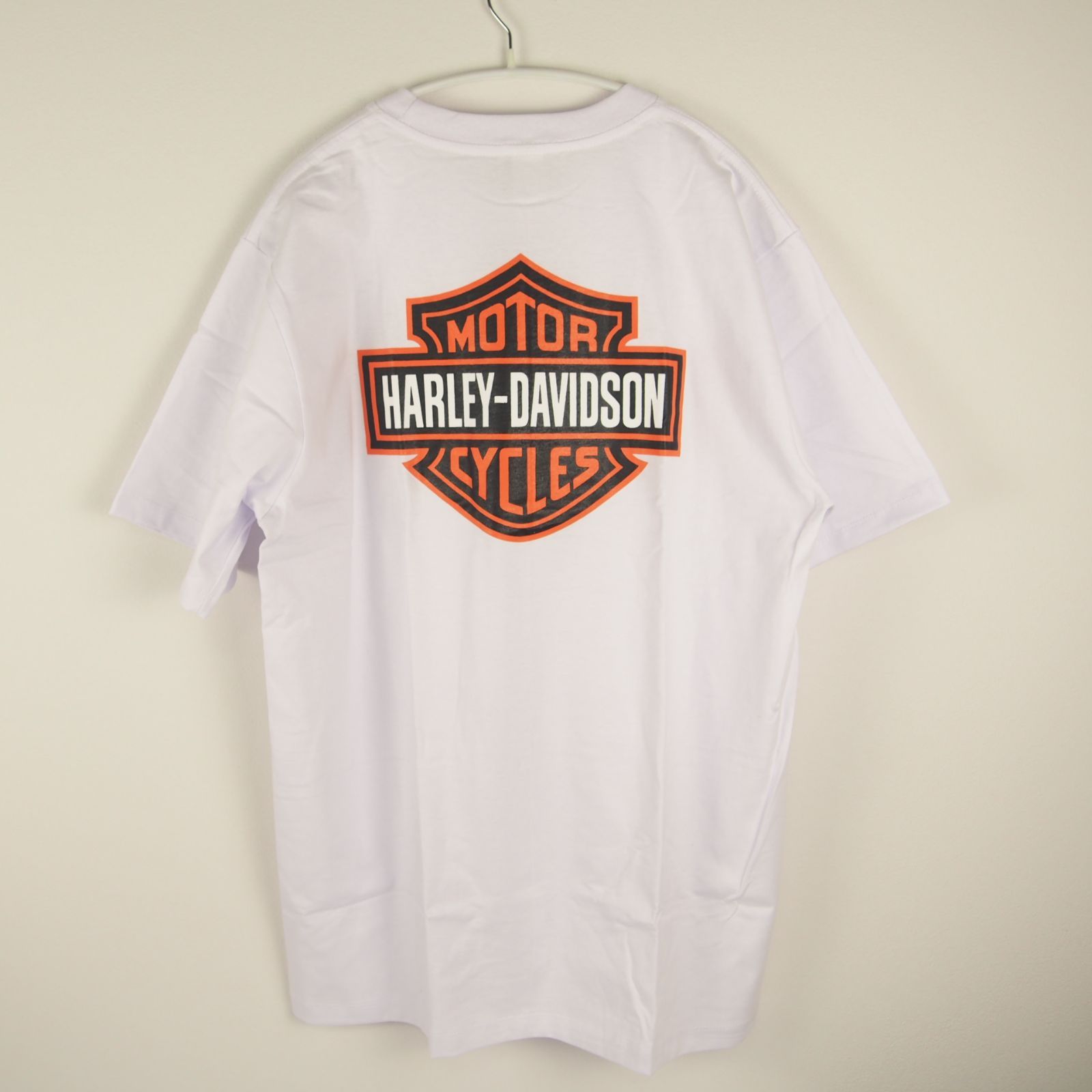 新品未着用】ハーレーダビッドソン Tシャツ L ホワイト 固 白