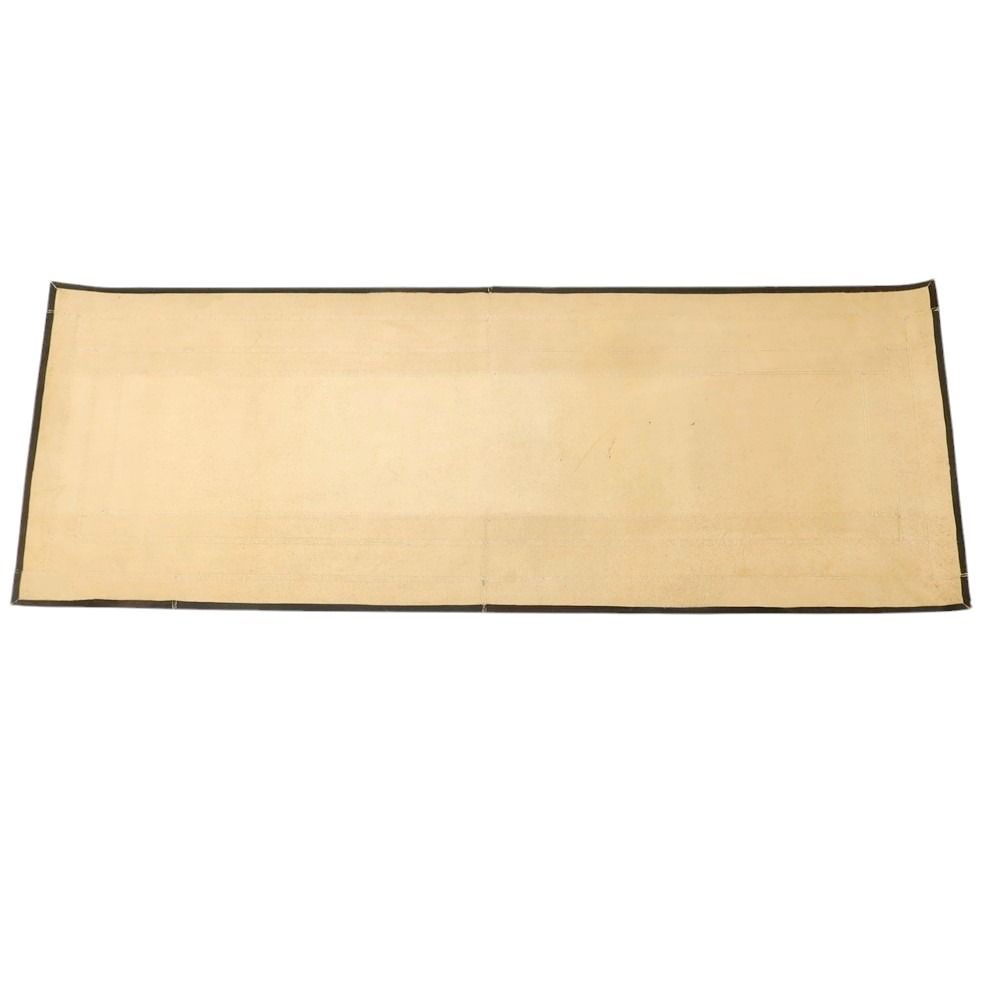 ルコンド L-KONDO カービングレザー ハラコレザー ラグマット ブラックxブラウン ユニセックス