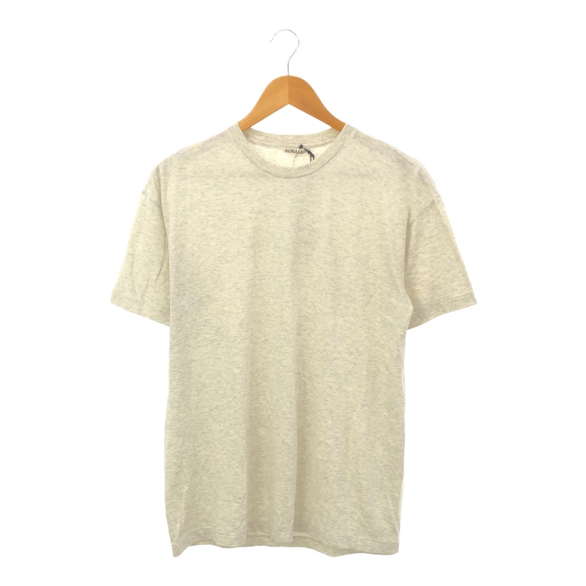 AURALEE　A00T01ST　Tシャツ　サイズ3(Sサイズ程度)　SEAMLESS　CREWNECK　S/S　TEE　GRAY　タグ付
