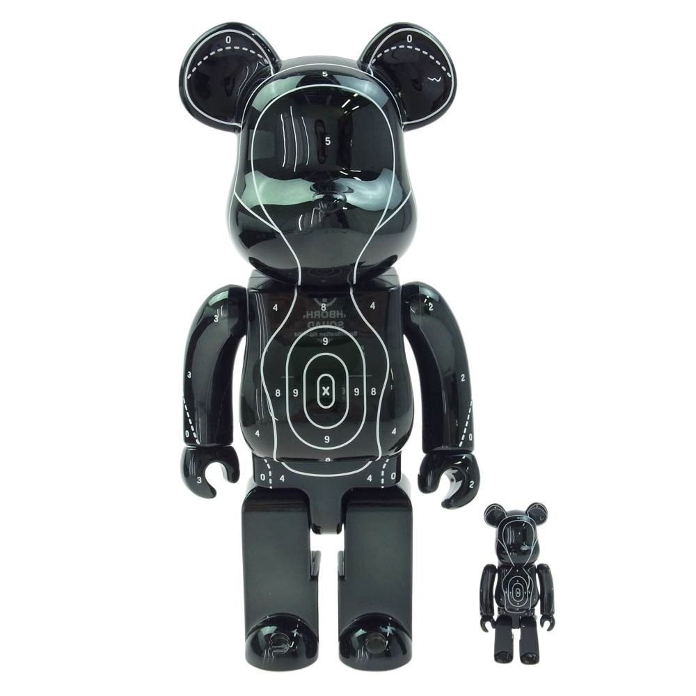 NEIGHBORHOOD ネイバーフッド 222MCEMN-AC01S × BE RBRICK ベアブリック × EMOTIONALLY UNAVAILABLE 400％ - フィギュア 人形 ブラック系 上