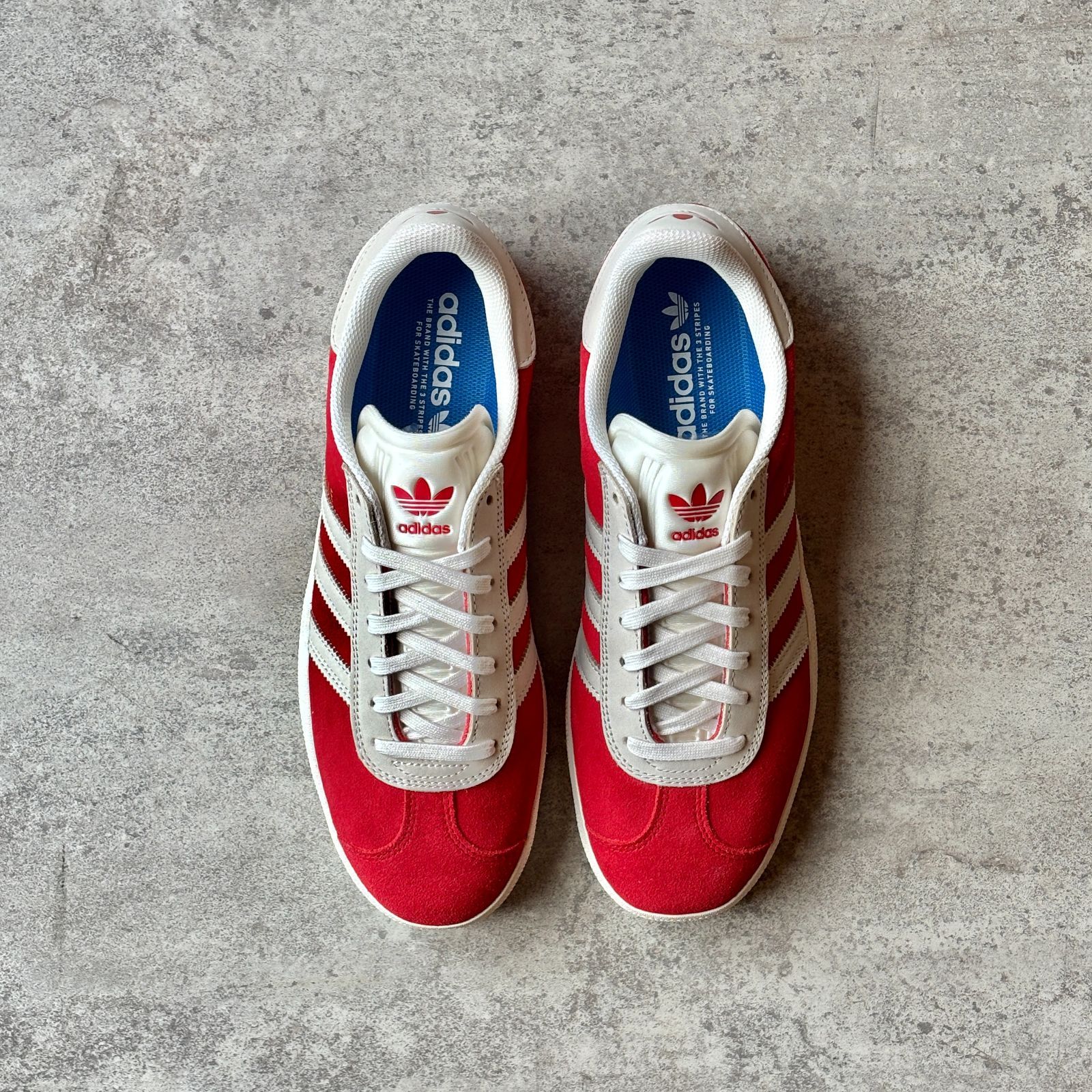 adidas Gazelle ADV (Better Scarlet / Chalk White / Gold Metallic