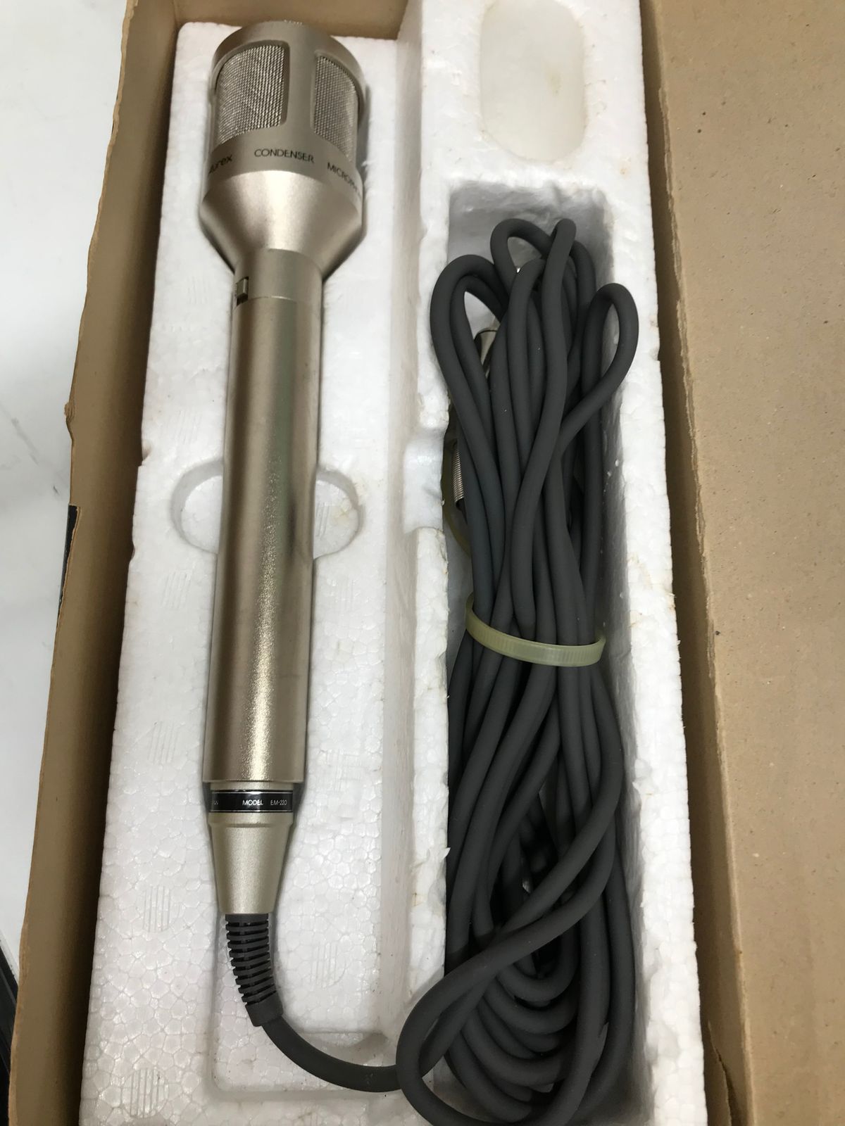 Aurex EM-220 オーレックス　コンデンサーマイク Aurex EM-220 Electret Condenser Microphone オーレックス