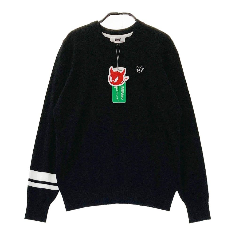 サイズ S WAAC ワック 072242762 ニット セーター ブラック系 240101419479 ゴルフウェア レディース ストスト