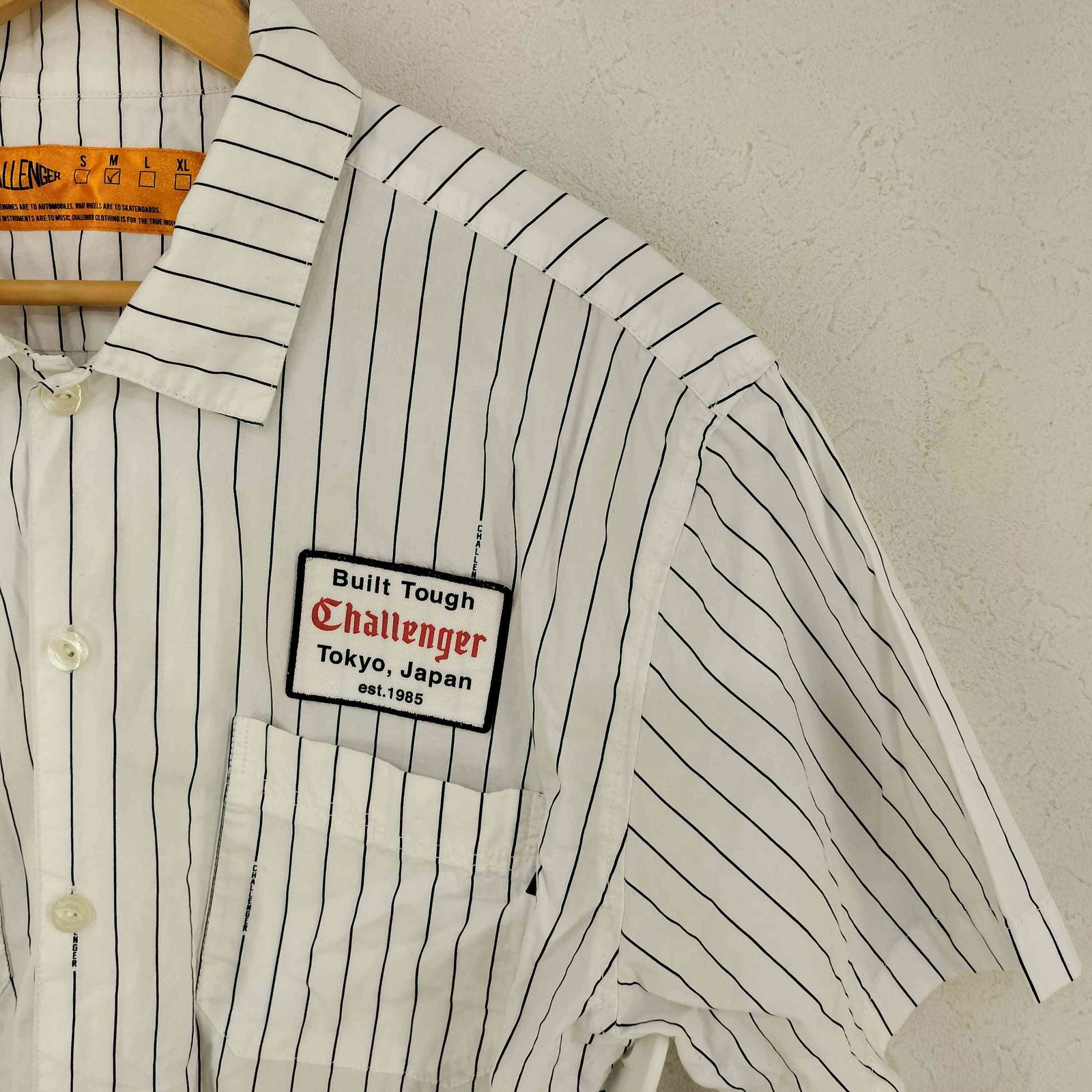 CHALLENGER ORIGINAL STRIPE SHIRT ワーク シャツ CHALLENGER ORIGINAL STRIPE SHIRT ワーク シャツ - メルカリ