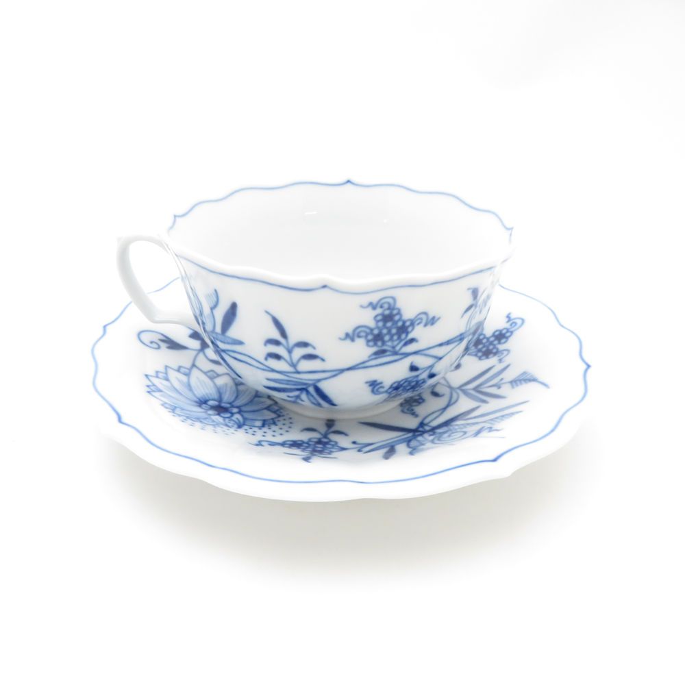♥ MEISSEN マイセン ブルーオニオン ティーカップ＆ソーサー SM4705U2