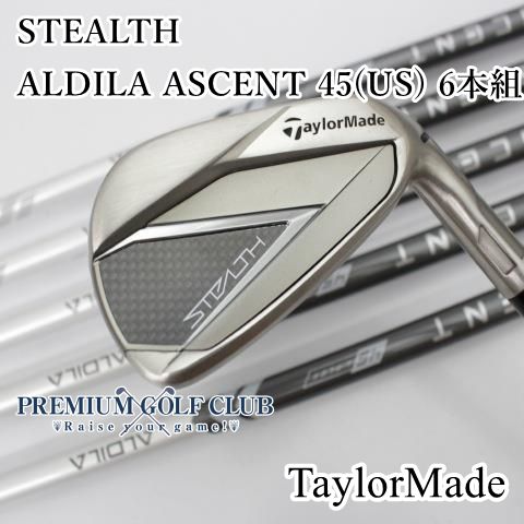 Bランク レディースアイアンセット テーラーメイド STEALTH|ALDILA ASCENT 45 US 6本組|L|28 2356