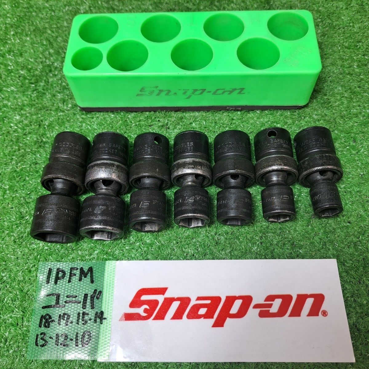 スナップオン|Snap-on 3|8sq インパクトスイベルソケットセット 207IPFM 10mm-18mm マグネットソケットホルダー 岩槻店