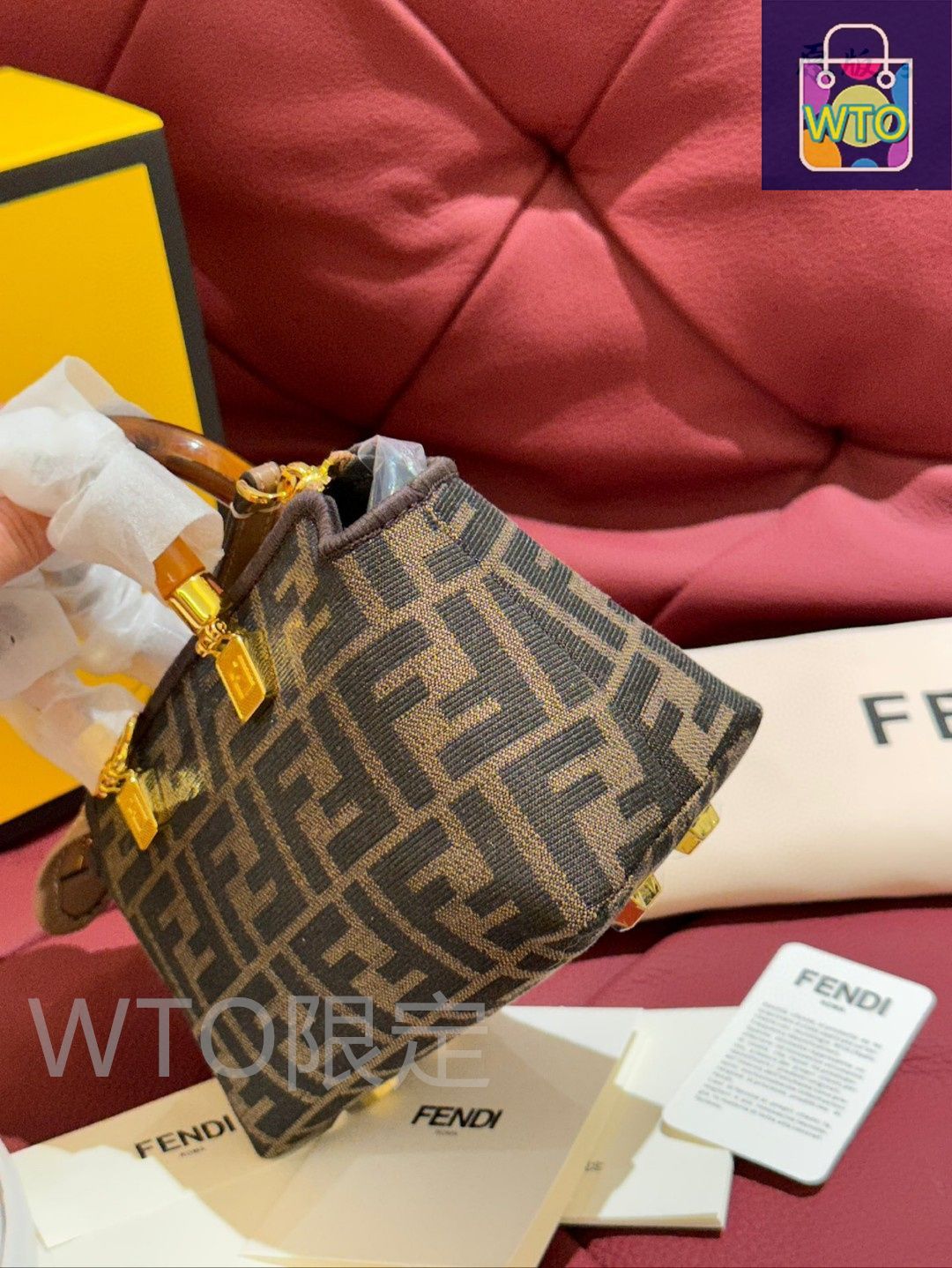 今日特価】FENDI Mini Top Handle Bag フェンディ ミニ トップ