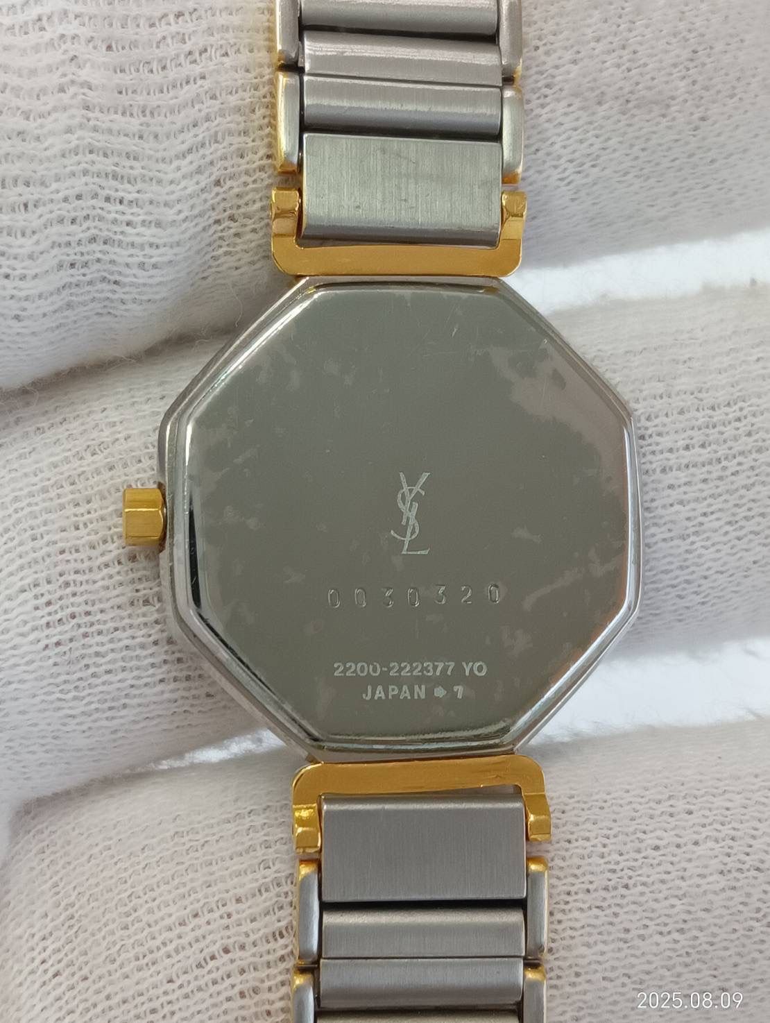 中古品】 Yves Saint Laurentイヴサンローラン YSL 腕時計 クオーツ  