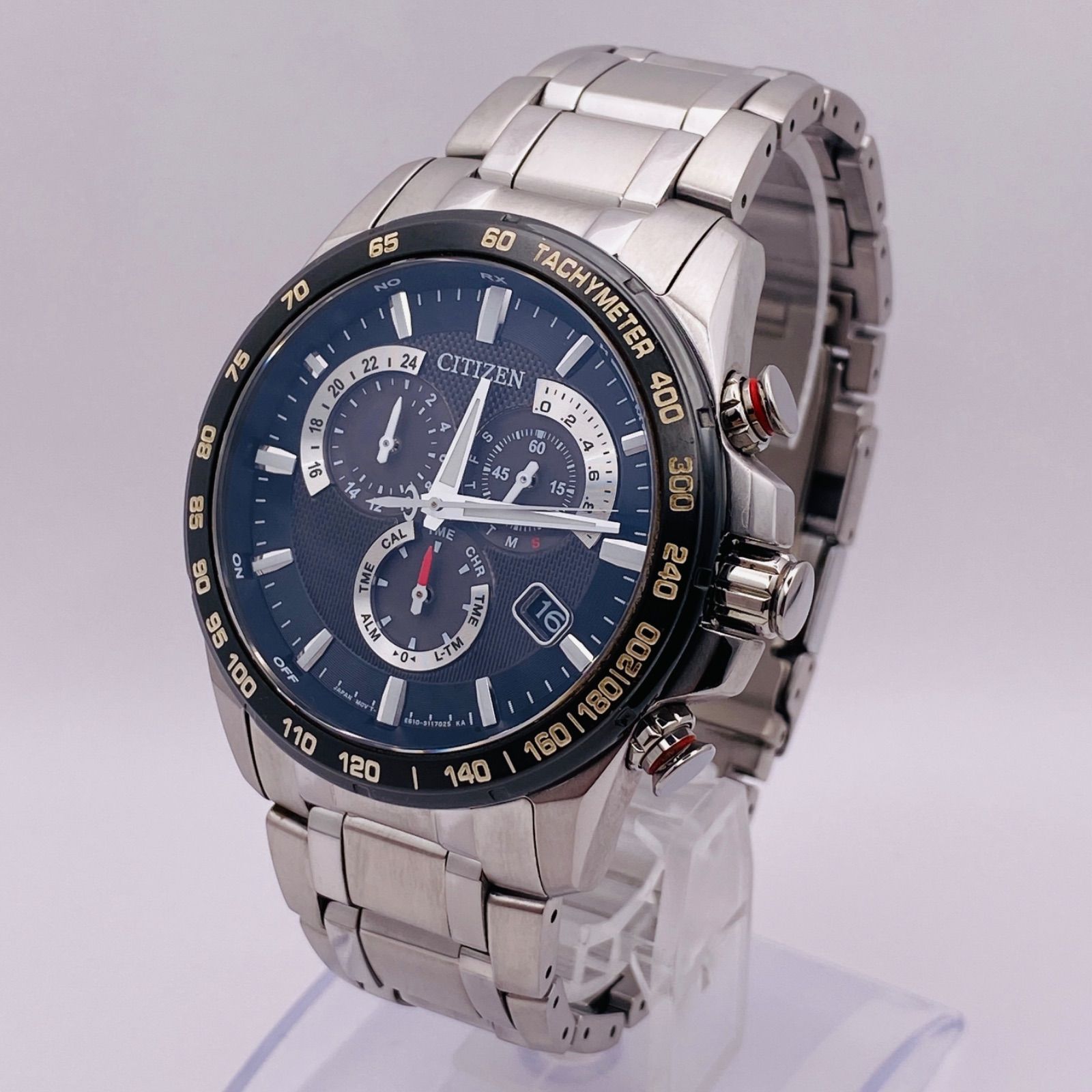 T188）良品 稼動品 CITIZEN シチズン 電波ソーラー ECO-DRIVE