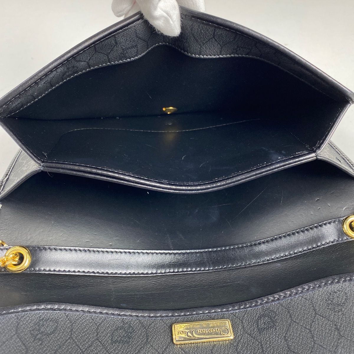 クリスチャンディオール Christian Dior ハニカム柄 2WAY Christian Dior ( クリスチャンディオール )ハニカム柄