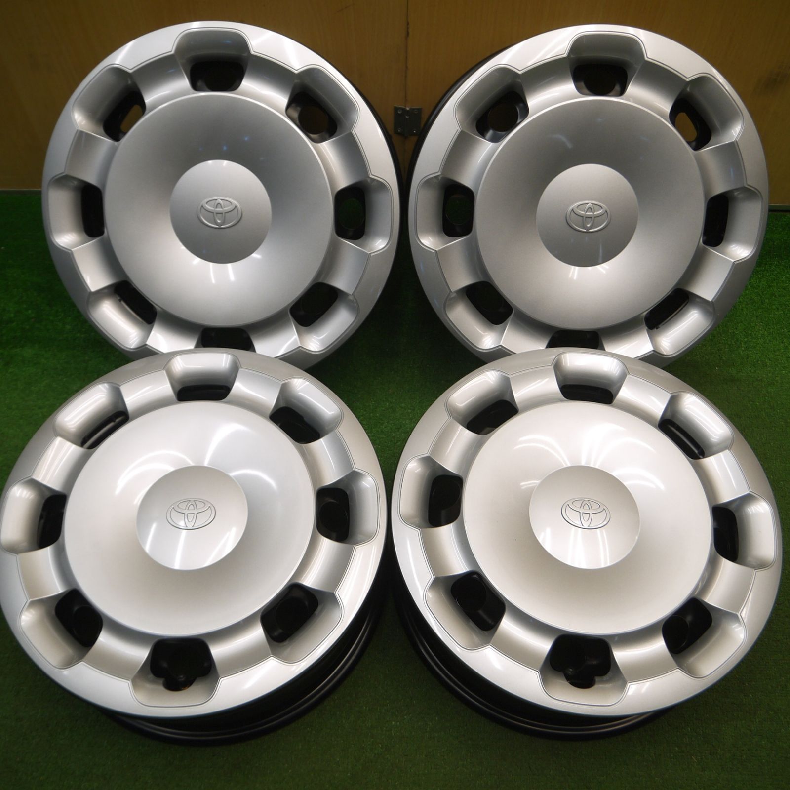 [送料無料] 新車外しトヨタ 10系 シエンタ 純正 スチール ホイール 15インチ 15×5.5J PCD100/5H5011407Hホ