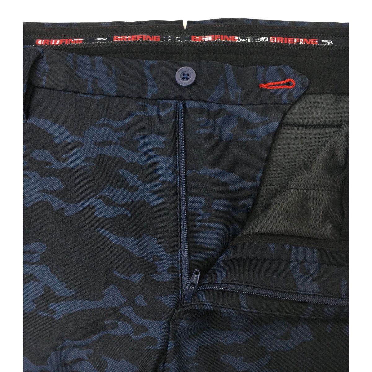 中古 メンズ ブリーフィング BRIEFING パンツ XL 紺 ネイビー 迷彩