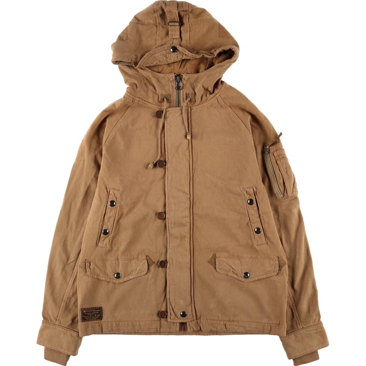 古着 ラルフローレン Ralph Lauren POLO by Ralph Lauren MOTOR CYCLE フード付き モーターサイクルジャケット メンズL相当/eaa521995