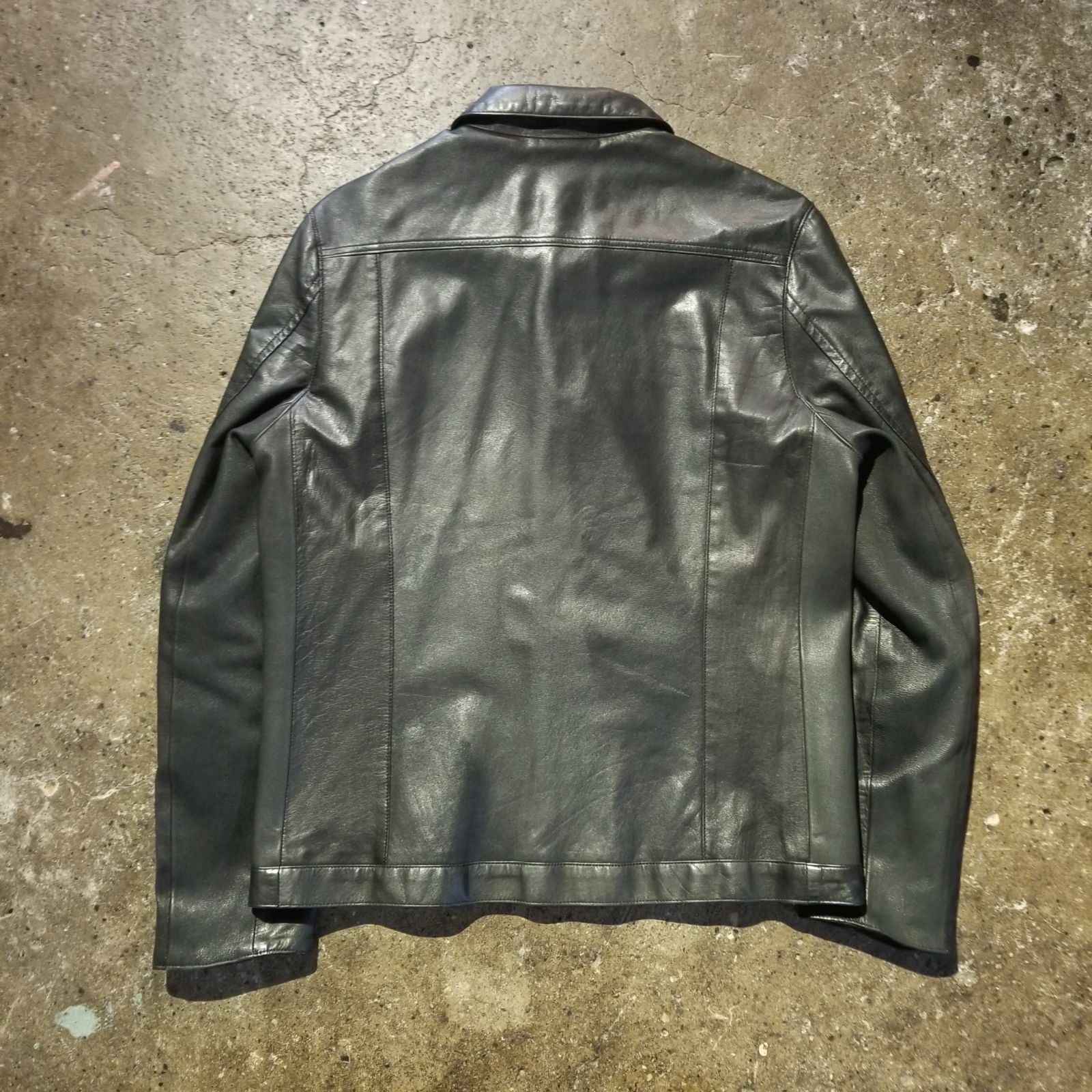 美品 junhashimoto ジュンハシモト ラムレザー ライダースジャケット junhashimoto 22ss L02 G.RIDERS 4 ジュンハシモト レザージャケット