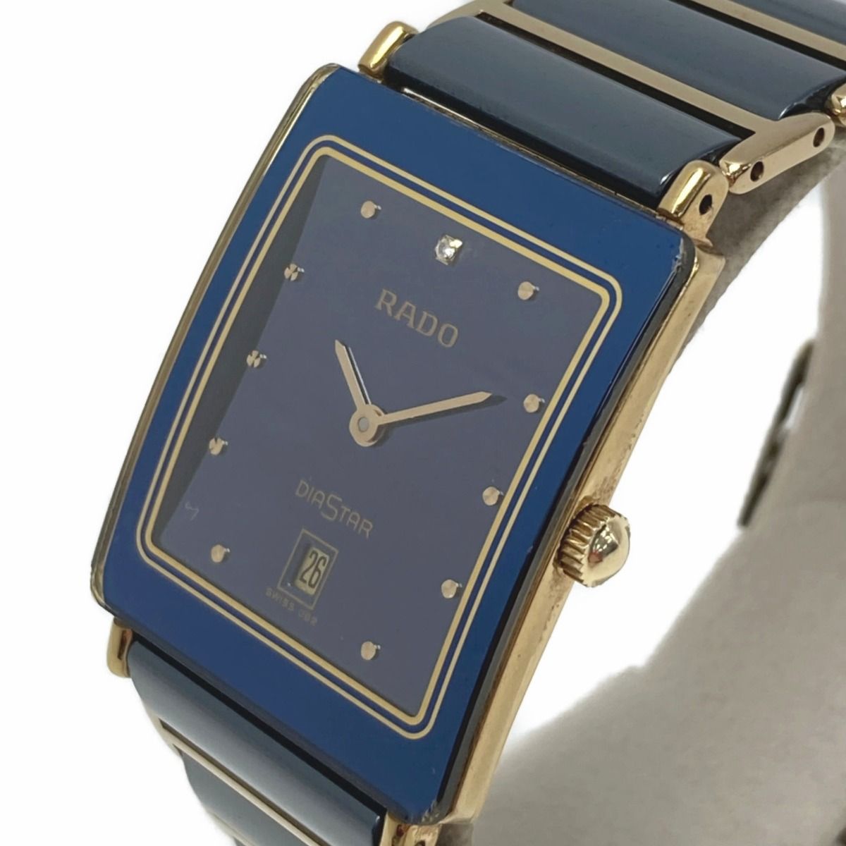 RADO ラドー ダイヤスター デイト 160.0281.3N ブラック クォーツ 
