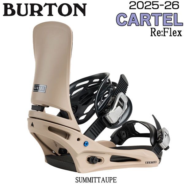 25-26 バートン カーテル BURTON CARTEL SUMMITTAUPE スノーボード ビンディング 25-26-BD-BTN メンズ バインディング 金具