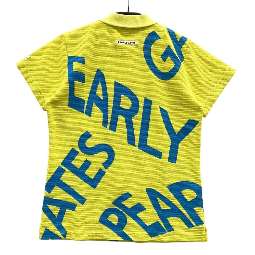 サイズ 1 PEARLY GATES パーリーゲイツ 半袖ポロシャツ イエロー系 240101536819 ゴルフウェア レディース ストスト