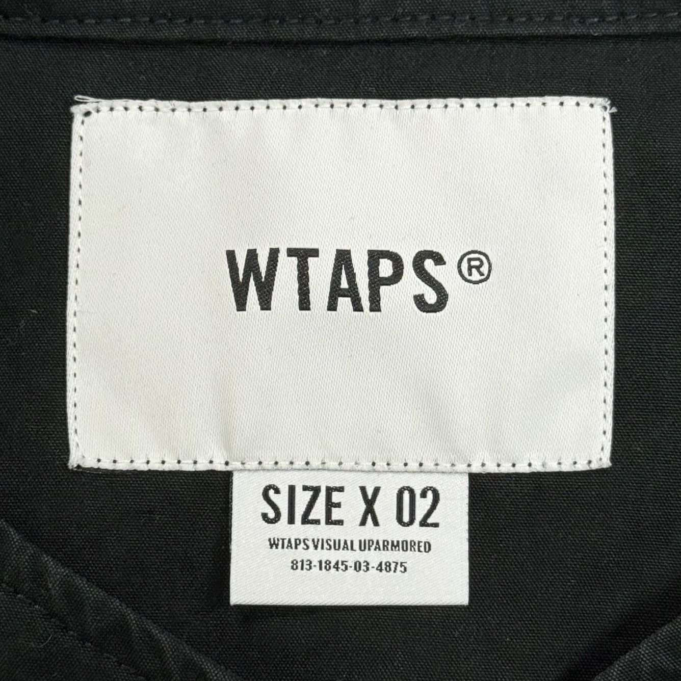 WTAPS 22SS SCOUT LS NYCO TUSSAH クロスボーン刺繍 スカウト ノー