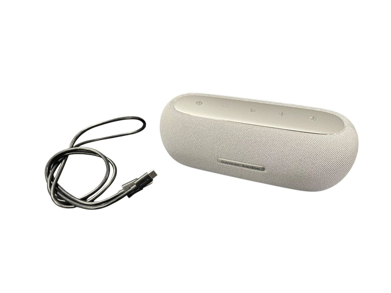 harman|kardon LUNA ワイヤレス Bluetoothスピーカー グレー系 動作 済み 使用感なし 目立つ傷なし 音楽