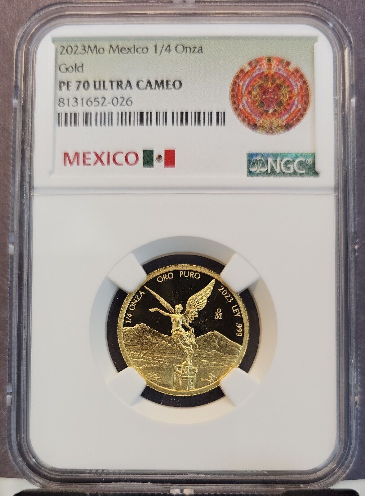 2025 MEXICO GOLD 1|4 ONZA LIBERTAD NGC PF 70 ULTRA CAMEO BEAUTIFUL PERFECTION