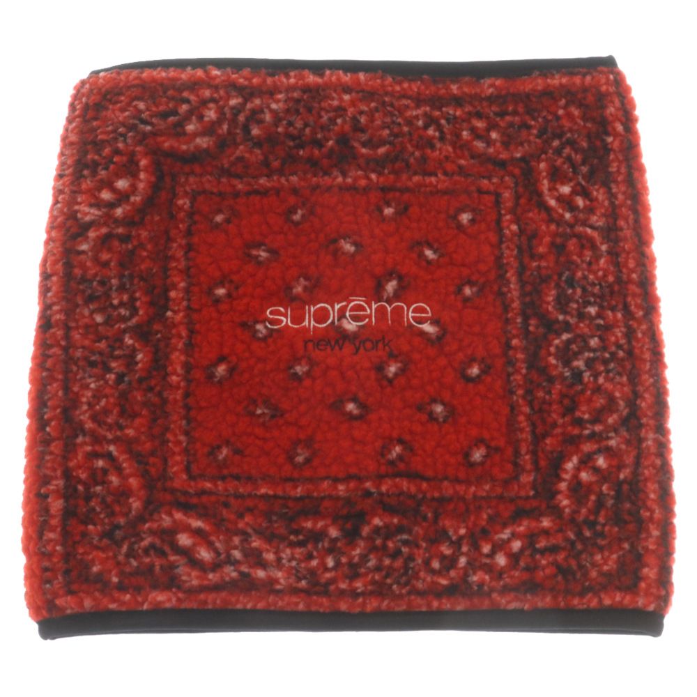 supreme バンダナ　フリース　ネックゲイター SUPREME (シュプリーム) 19AW Bandana Fleece Neck Gaiter バンダナ