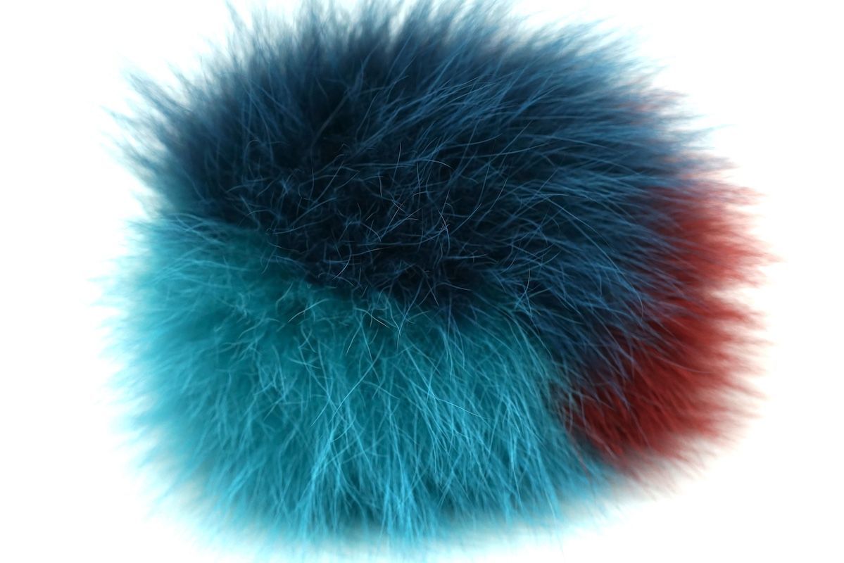 【新春SALE】フェンディ　FENDI ブルーフォックス　ポンポン　チャーム FENDI フェンディ PomPom Bag Charm ポンポンチャーム