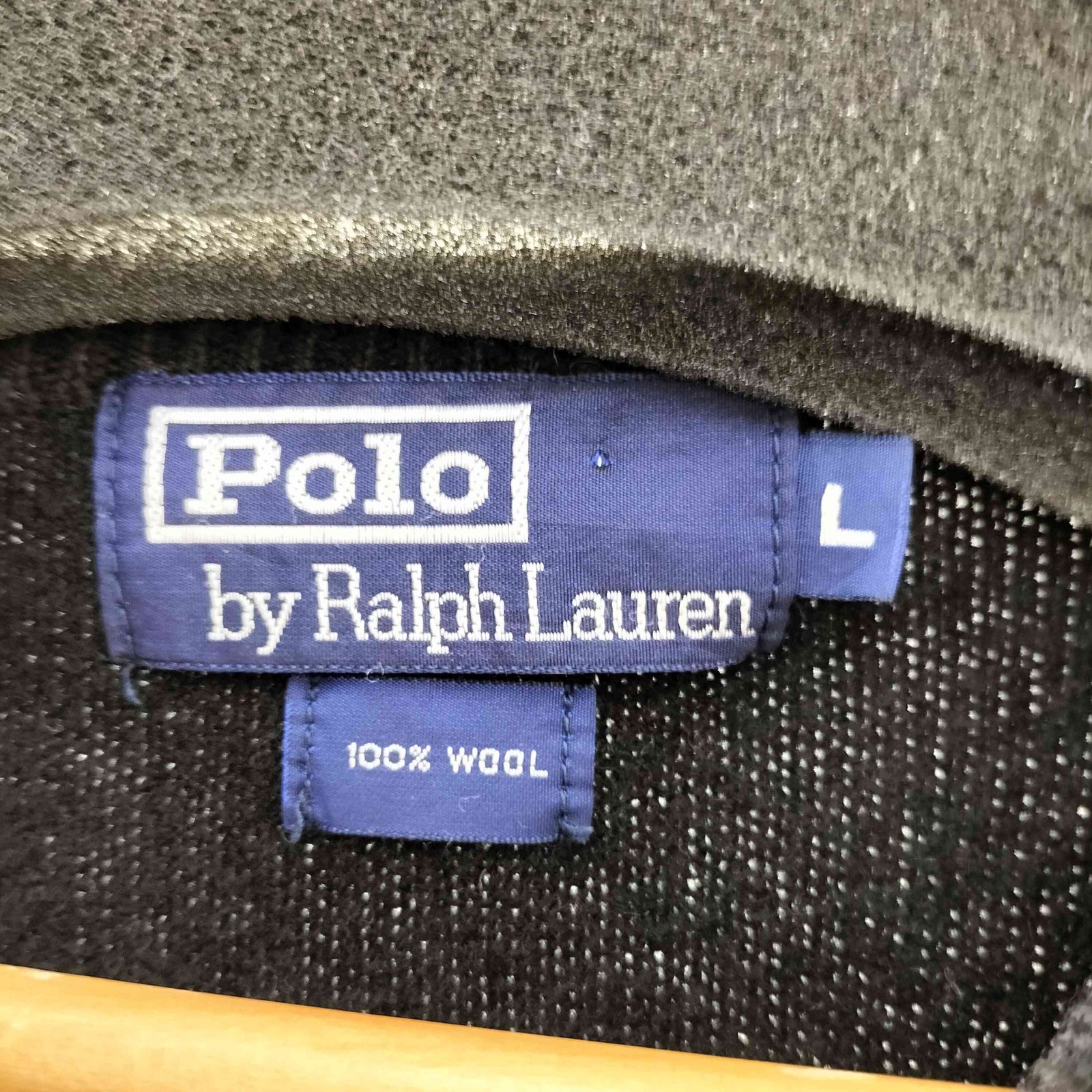 ポロバイラルフローレン 90's ニット ベスト フード ポニー刺繍 ジップ ポロバイラルフローレン Polo by RALPH LAUREN 90S ポニー刺繍