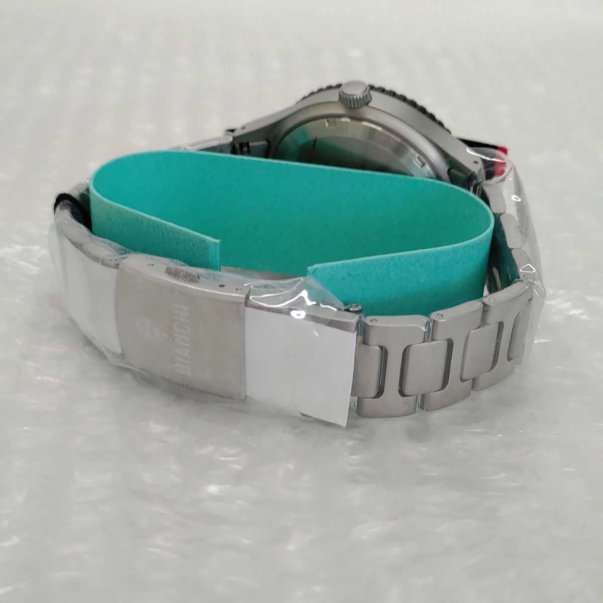 【未使用】ビアンキ BIANCHI SCUBA TX シルバー ホワイト 時計 ダイバーズウオッチ型腕時計 JP203ZOTWA メンズ