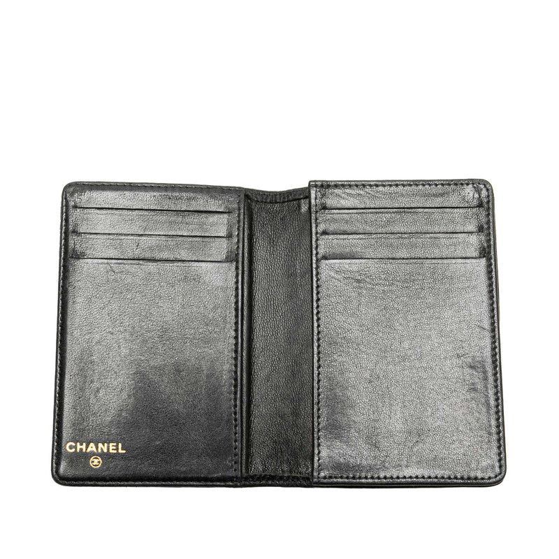 シャネル ココマーク カードケース パスケース ブラック キャビア  