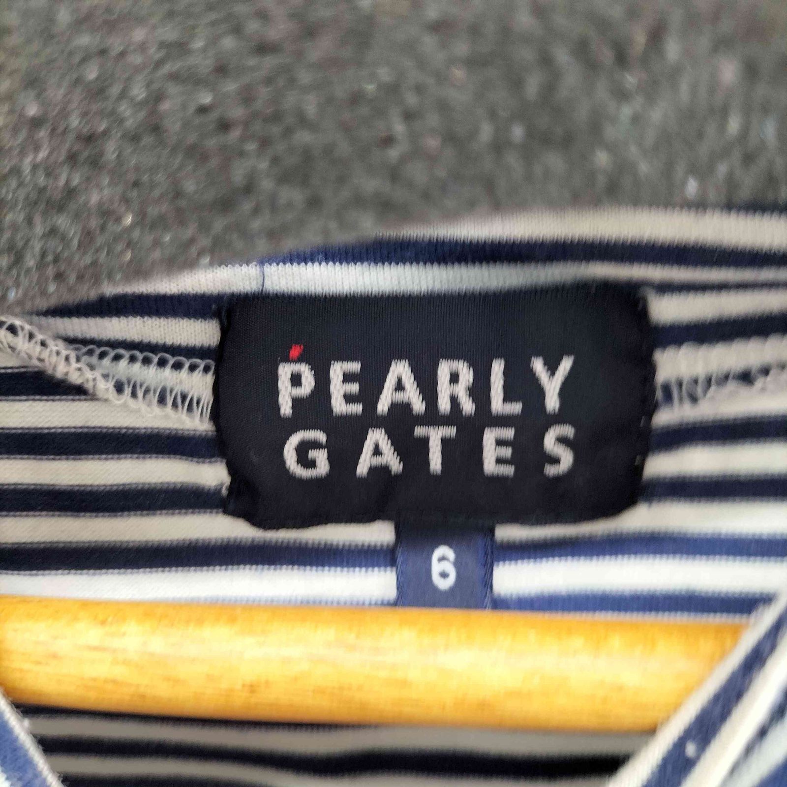 パーリーゲイツ PEARLY GATES 半袖モックネックボーダーシャツ