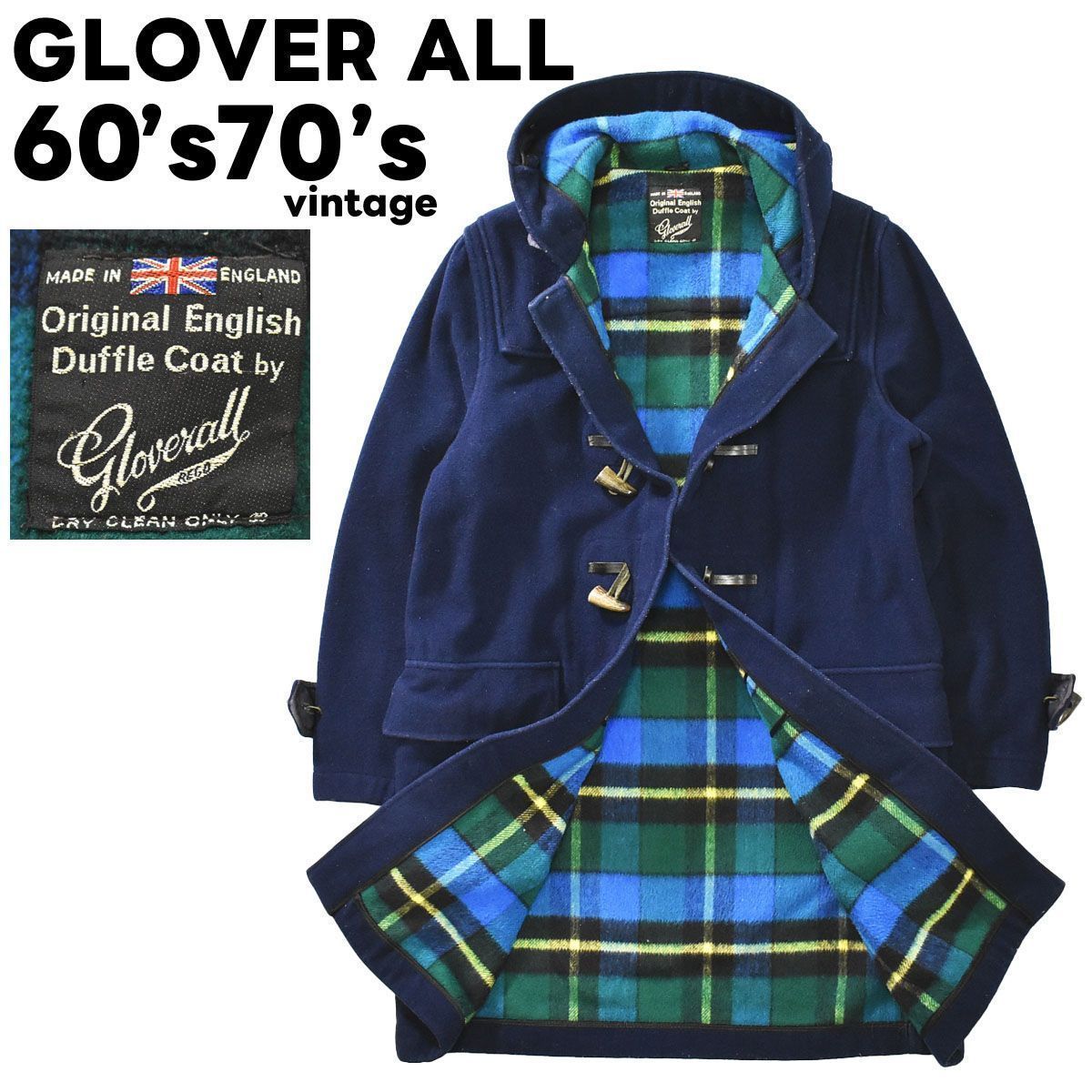 BURBERRY LONDON バーバーロンドン ウールダッフルコート フード